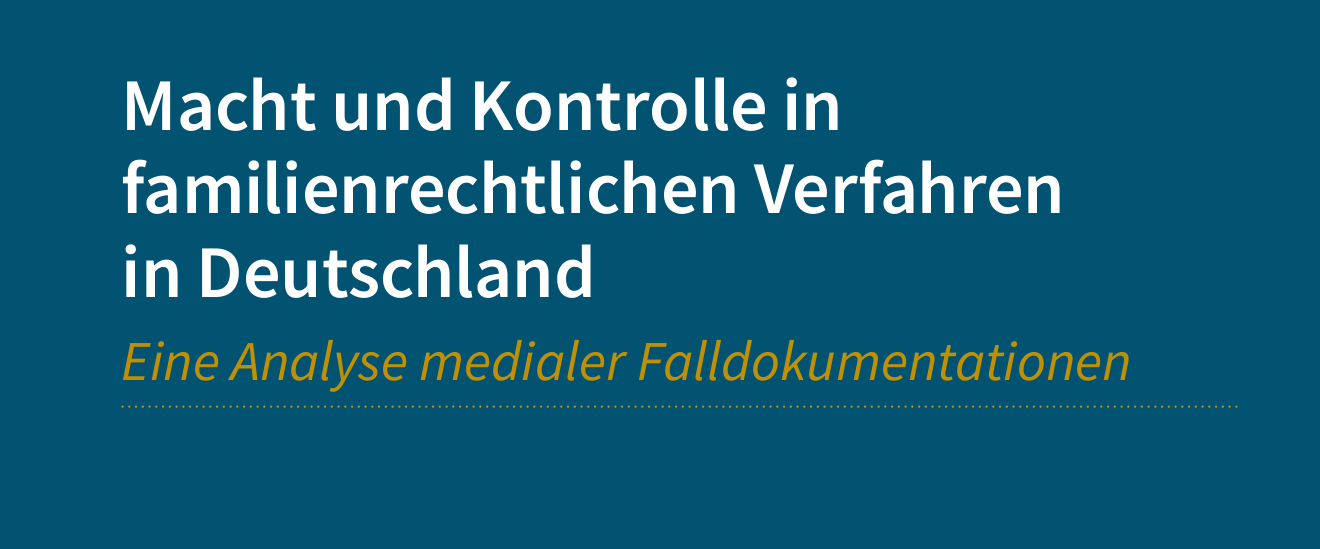 Hammer Macht Kontrolle Familienrechtlichen Verfahren Deutschland 2024
