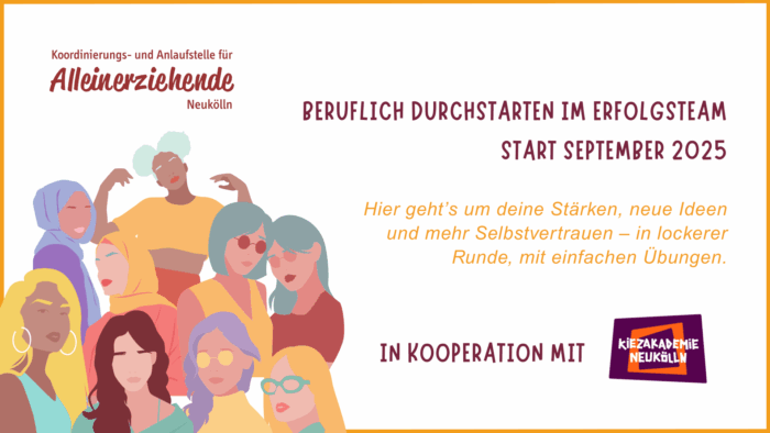 Erfolgsteam für Alleinerziehende in Neukölln ab September 2025