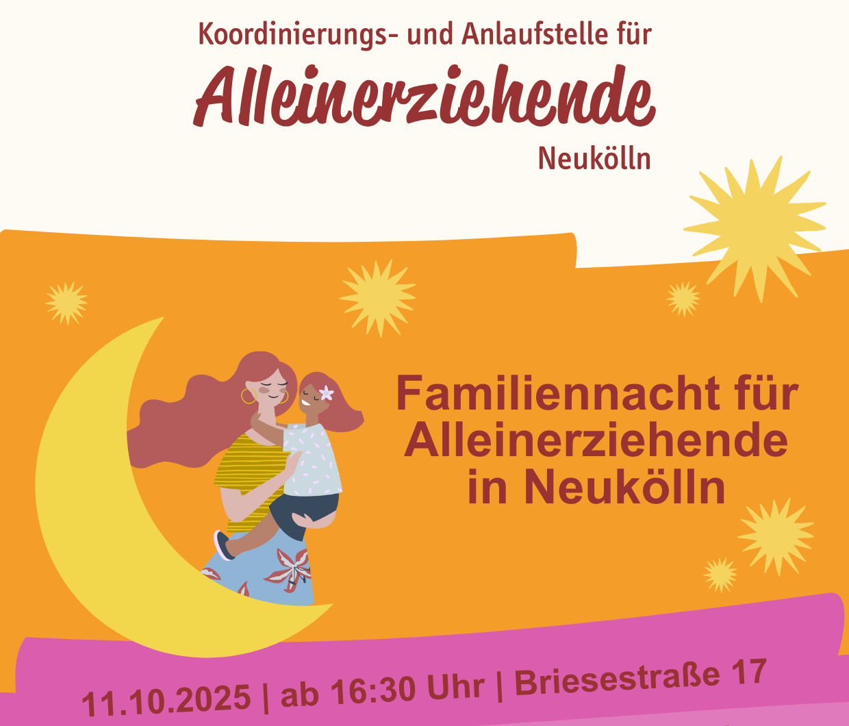 Flyer Familiennacht (105 X 148 Mm) Zugeschnitten