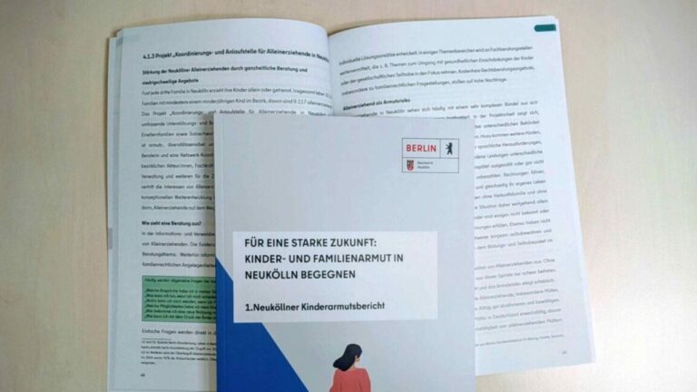 Für eine Starke Zukunft: Kinder- und Familienarmut in Neukölln begegnen. 1. Neuköllner Kinderarmutsbericht 2026