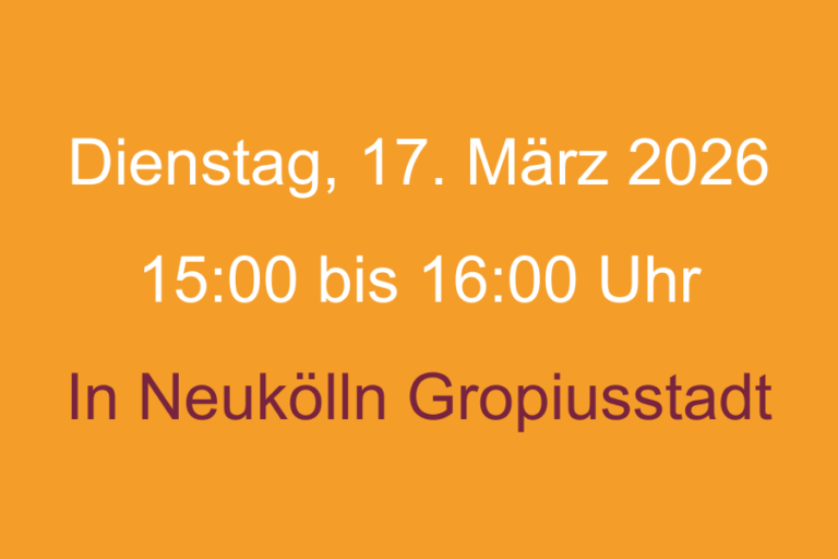 Teaser Bild SPD 2026 Dienstag Web Dienstag Veranstaltungswoche Single Parent Day 2026 Neukölln