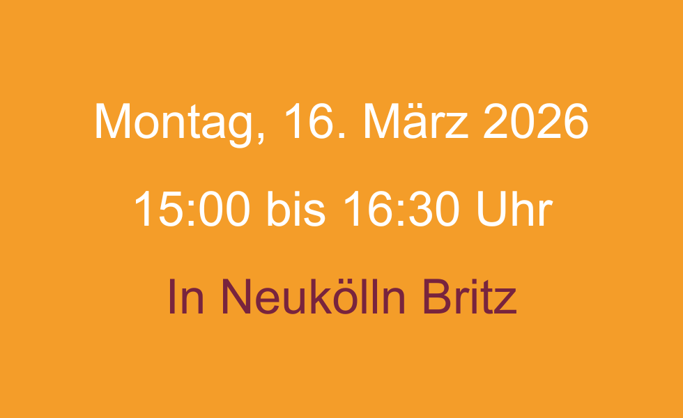 Teaser Bild SPD 2026 Montag Web Montag Veranstaltungswoche Single Parent Day 2026 Neukölln