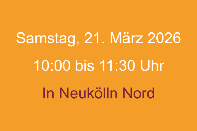 Teaser Bild SPD 2026 Samstag 1 Web Samstag Veranstaltungswoche Single Parent Day 2026 Neukölln